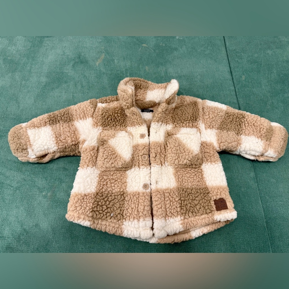 Next Cream Sherpa Jacket - NEW